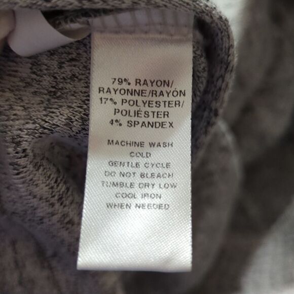 Lou & Grey Marlknit Gray Blouson long 3/4 sleeve - Picture 5 of 5